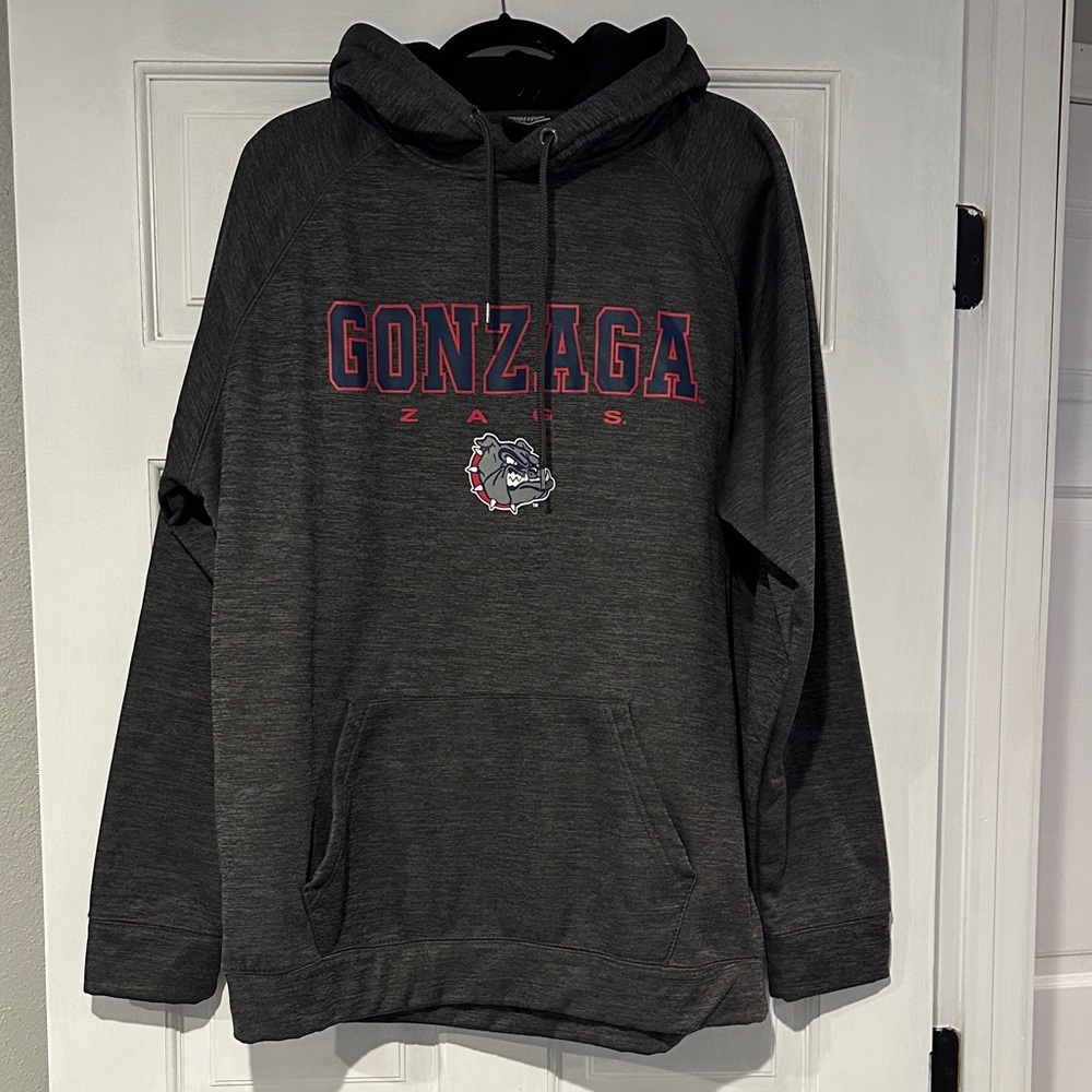Colosseum Dark Gray Gonzaga Hoodie